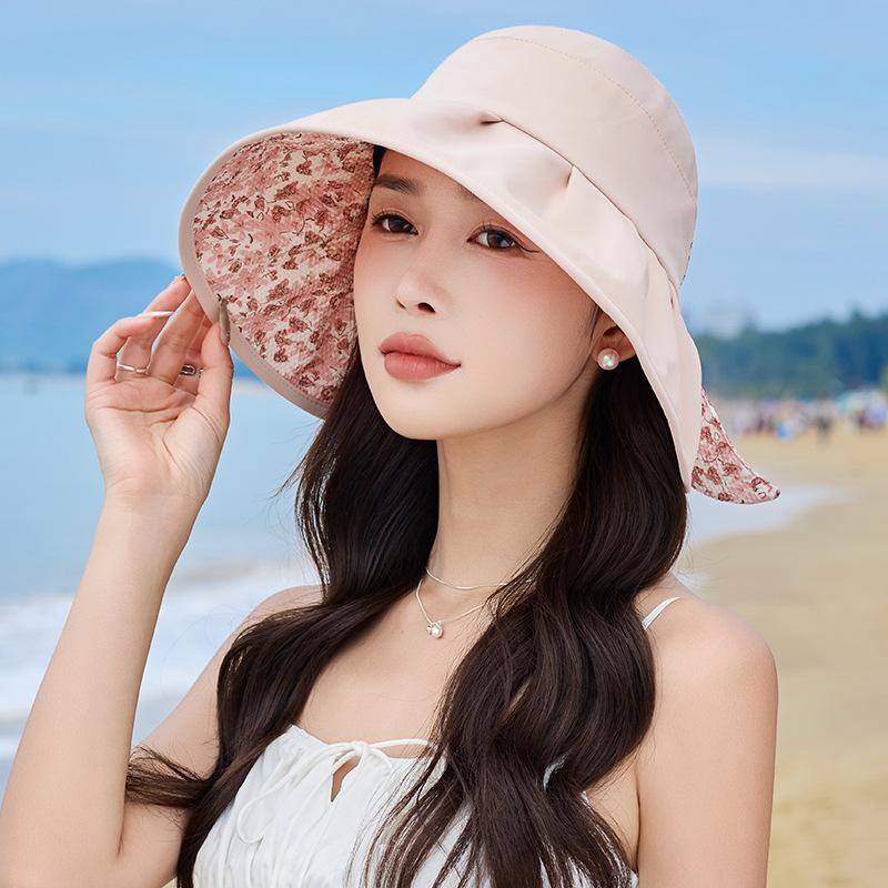 Hat Women's Spring and Summer Sunshade Sunscreen Hat Bucket Hat Outdoor Versatile Sun Hat