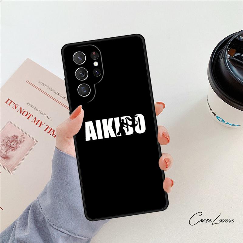 Aikido Samurai Warrior phone case For Samsung Galaxy S24 S25 S23 S22 Ultra Note 10 20 Plus S20 S21 FE Cover