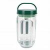 Salad Storage Jar with Handle and Fork Sealed Leak Proof Salad Jar Side Opening Lid for Home Office Travel Lunches