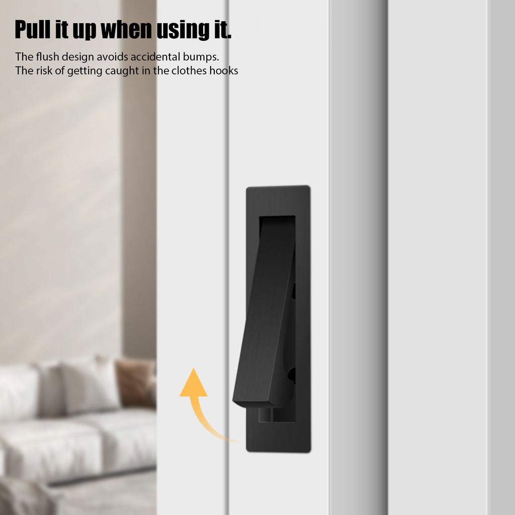 Modern Recessed Door Pull Hardware Collection Simple Installation For Wardrobes And Storage Areas