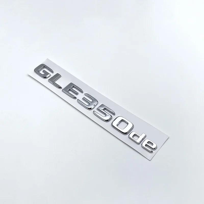 EAAKL1 3D plokščios raidės chromuotos juodos raidės GLE350e GLE500e GLE350de 4Matic ABS emblema Mercedes Benz W166 V167 automobilio bagažinės logotipo lipdukas
