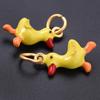5pcs Kawaii Animal Pendant Enamel Charms For Jewelry Making Duck Bunny Elephant Lucky Fish Charm Handmade Materials Accessories