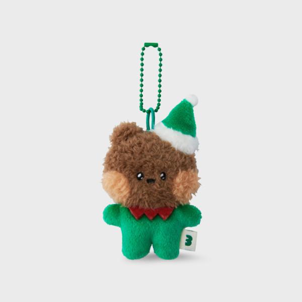 

Брелок для ключей Line Friends Mini Mini Ninny Ninny с праздничным орнаментом