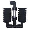 Xinyou Doppelkopf Leiser Wandmontierter Mini-Aquarienfilter mit Wassersalat Biochemische Baumwolle Pneumatische Filtration