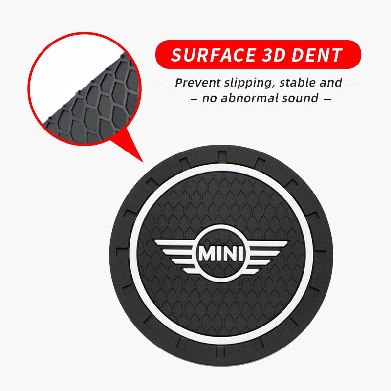 Car Accessories Coaster Silica Gel Anti-Skid Pad Car Interior Decoration Suitable For Mini Cooper Countryman clubman BMW F54 F56