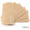 Torebka Kraft, Torebki na Prezenty, Płócienna Torebka na Prezenty Kraft, Małe Torebki na Prezent Urodzinowy, Koperta Vintage, Koperty na Prezenty Świąteczne (100 sztuk, 11 cm x 21 cm x 5 cm)