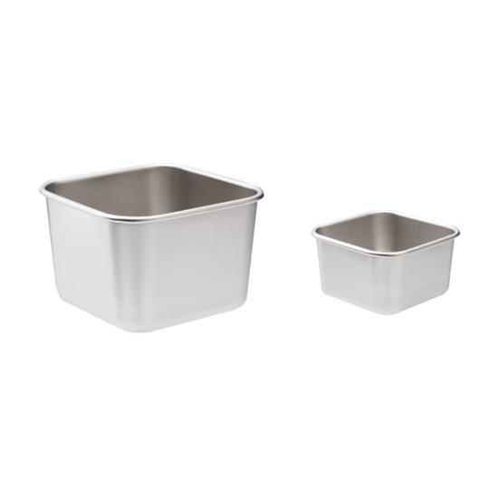 Stainless Steel Sauce Cup with Silicone Lid  Leak-Proof Square Snack Container for Kids BPA-Free Stackable Lunch Box for School Picnic