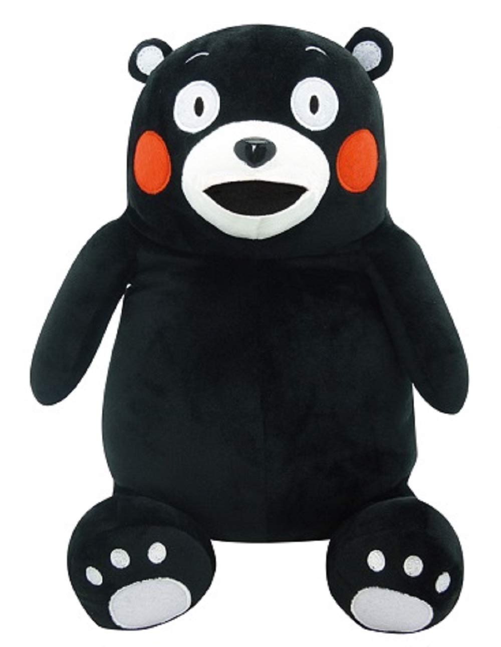 

Kumamon Marshmallow Plush Toy L Size 30cm чёрный