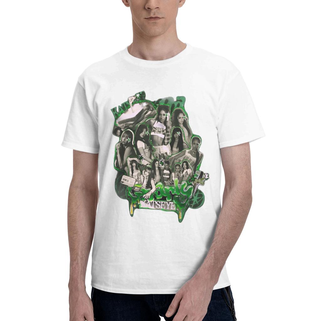 Custom Cool Kkatseyes T Shirt Unisex Short Sleeves Pure Cotton Tshirt Leisure Girl Group Tees Tshirt