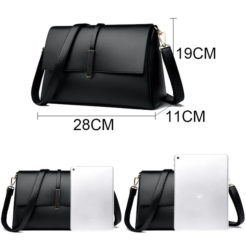 Мягкие кожаные роскошные сумки через плечо для женщин — фото 2