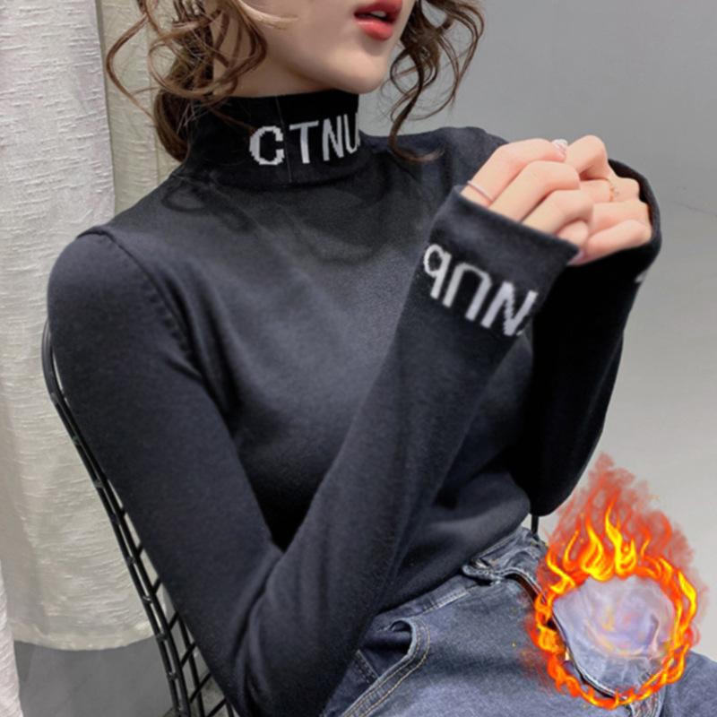 

Базовая рубашка из немецкого бархата с полуворотником для женщин на осень и зиму, двухсторонняя утолщенная теплая кофта с длинным рукавом для женщин 3XL