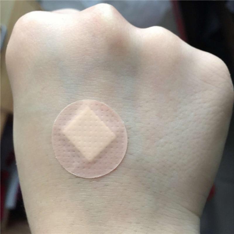 100pcs/lot Small Round Band Aid Hemostasis Adhesive Bandages Skin Care Sterile Stickers Wound Plaster Patch First Aid For Kids
