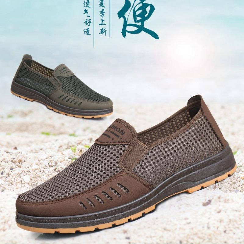 Summer Mens Flat Casual Shoes Plus Size 47 Cloth Shoes Light Comfortable Breathable Driving Shoes Classic Man Shoe Loafers Tenis