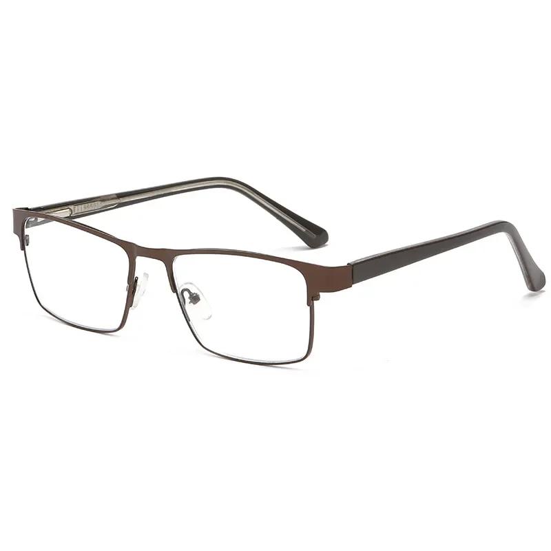 

Fashionable Classic Reading Glasses for Men, Anti Blue Light Presbyopia Glasses, Retro Business High-definition Reading Glasses 1.0 коричневый