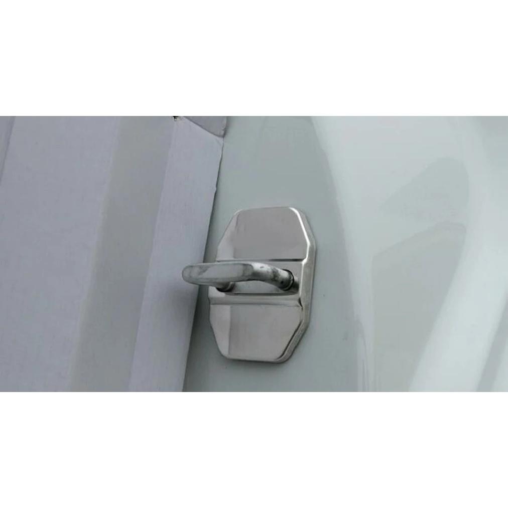 4Pcs Car Door Striker Cover Lock Buckle Cap Protector for Mercedes Benz B C E ML SLK Class GLK300 W164 C260 Chrysler 300c