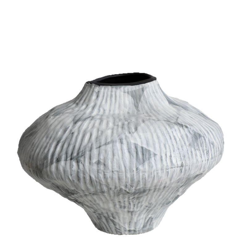 Zen Wabi-Sabi Jingdezhen Ceramic Vase for Flower Arrangements