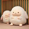 Stuffed Sheep Doll Full Filling Sleeping Accompany Elastic Cute Plush Sheep Cushion for Entertainment