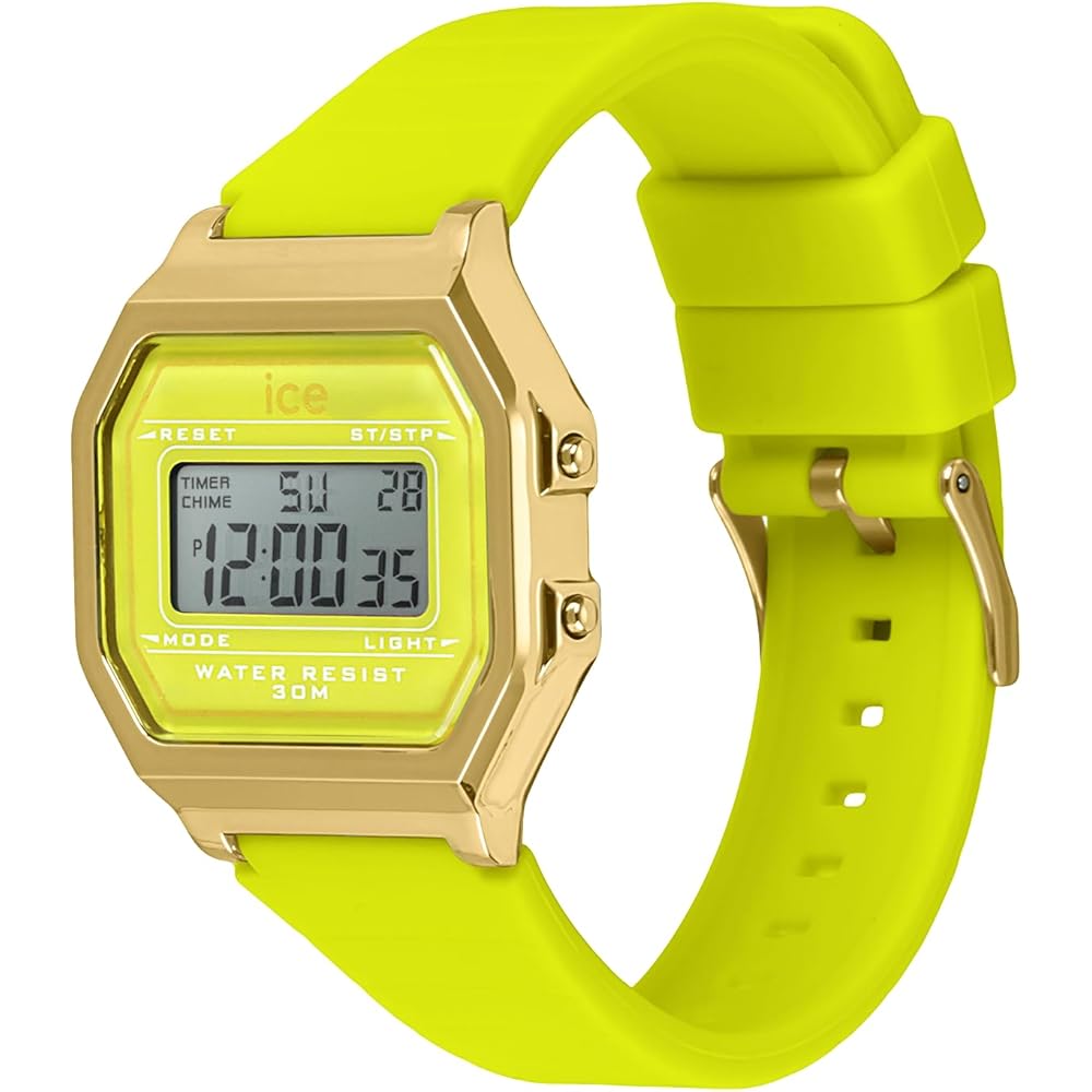 Ice Watch ICE Digit Retro Digital Women's Watch 022054 Small Sunny Lime