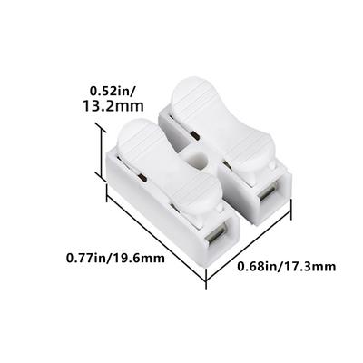 Electrical Terminal Connector Push In Quick Connection Quick Installation For Different Cable Type Multiple Size