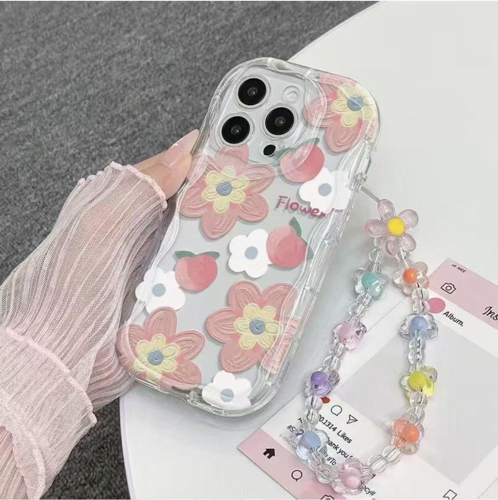 iPhone Pro 11 Max Full Coverage Floral Fruit Phone Case