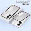 Elastic Snap Magnetic Metal Bumper Frame Case For Xiaomi Poco X7 Pro / Redmi Turbo 4 Pro / Turbo 4 Clear Matte Back Cover