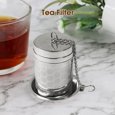 Tea Filter Honeycomb Design Extra Fine Mesh 304 Stainless Steel Health Pot Spices Tea Strainer Kitchen Supplies