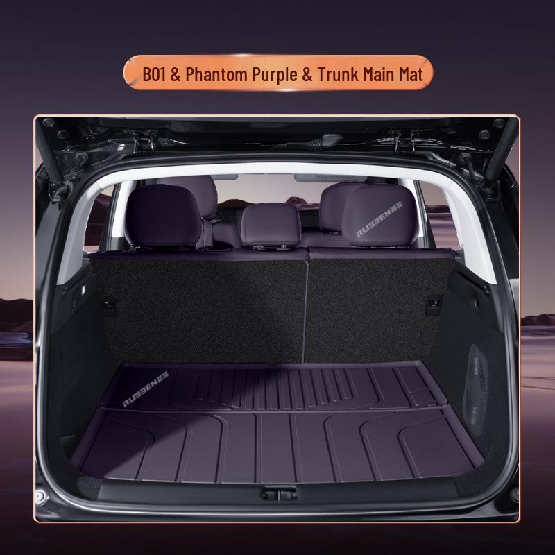 

Waterproof TPE Trunk Mat for 25 Leapmotor B01 Models - Semi-Enclosed, Customized Tail Box Mat Accessories Leapmotor B01