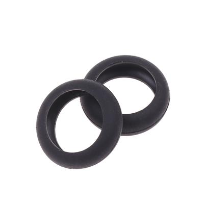 10Pcs Flat Earphones Silicon Rubber Ring Case Flexible Earphone Shell Cover