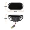 2Pcs Dynamic LED Side Marker Repeater Indicator Light For Nissan Navara Qashqai