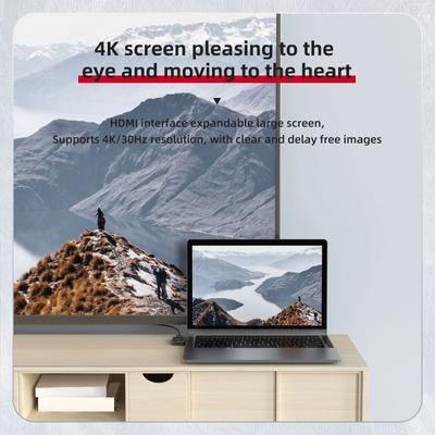 USB C Hub 3 In 1 USB C Multiport Adapter with 4K HDMI 100W Power Delivery 5Gbps USB3.0 for MacBook Dell XPS iPad Pro
