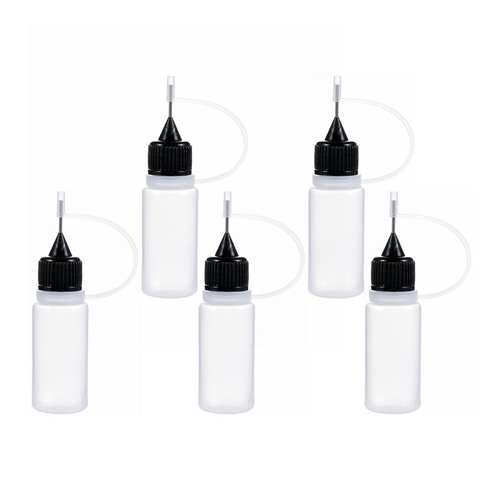 5pcs 5/10/20/30/50/100ML DIY Scrapbooking Paper Craft Tool Glue Applicator Needle Squeeze Bottle for Paper Quilling DIY Tool