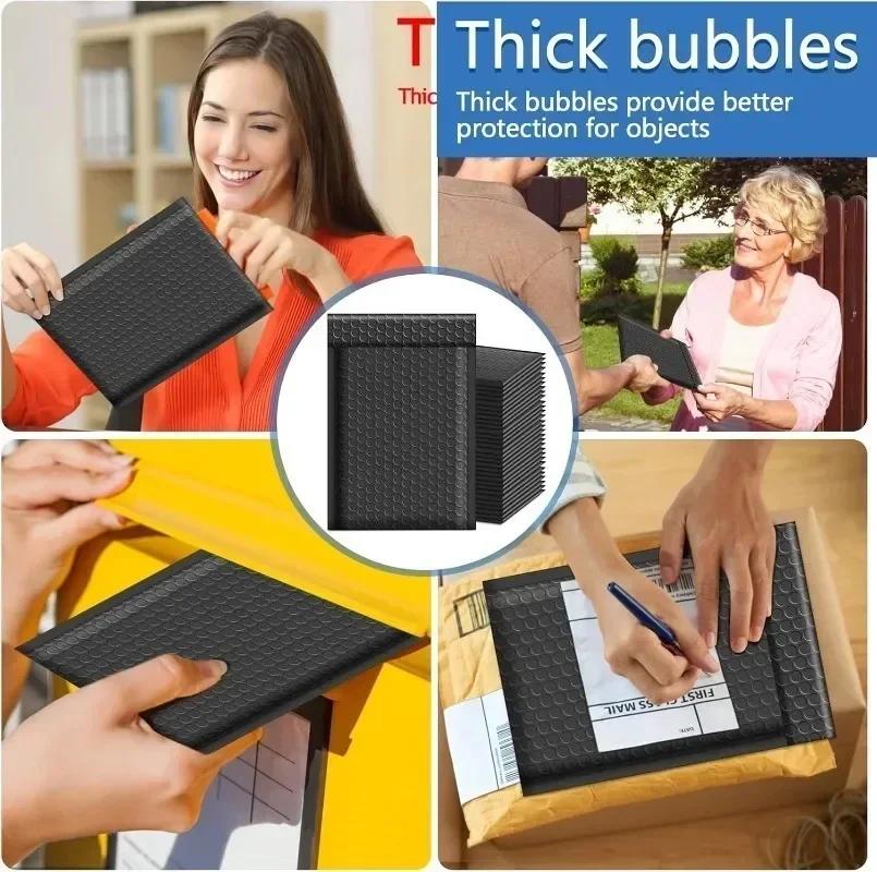 50/10pcs Bubble Mailers Envelopes Bags Self Sealed Waterproof Gift Packing Bag Padded Shipping Envelope Pouch Business Supplies