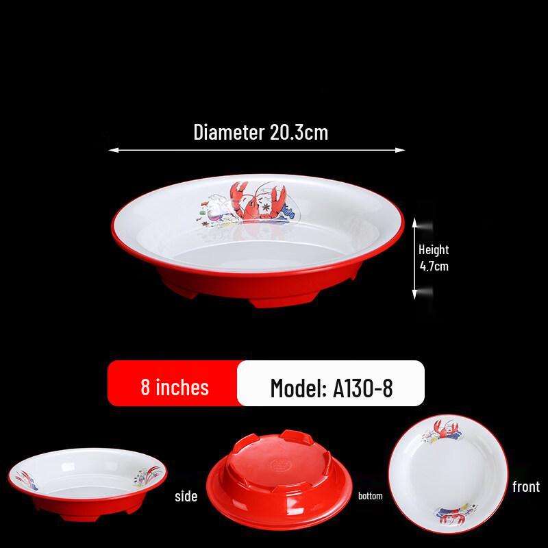 Commercial Melamine Restaurant Serving Plates