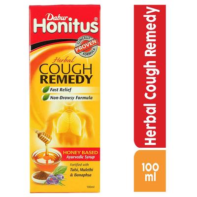 Honitus Herbal Cough Syrup 100 Ml Pack of 1 | Fast Relief From Cough & Sore Throat