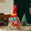 Storage Bag Candy Snack Gift Bag with Handle Christmas Candy Bag  Outdoor Christmas