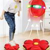 Flying Saucer Ball Magic Deformation Ball with Light Decompression Flying Flat Throw Disc Balls Parent Child