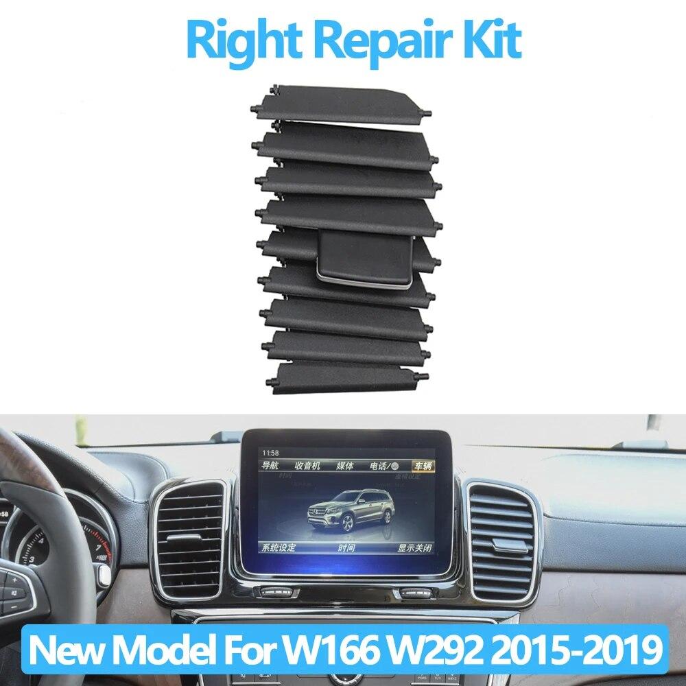 Car Front Middle AC Air Conditioner Vent Outlet Grille Slide Clip Repair Kit For Mercedes Benz W166 W292 ML350 GL450 GLE GLS