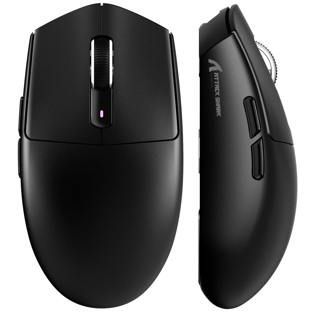 MAMBASNAKE x ATTACK SHARK G3 Gaming Broadcom Chip Up to 22000 1000Hz RGB Ideal for and Technical Standards Approved Japanese Retailer Mouse,