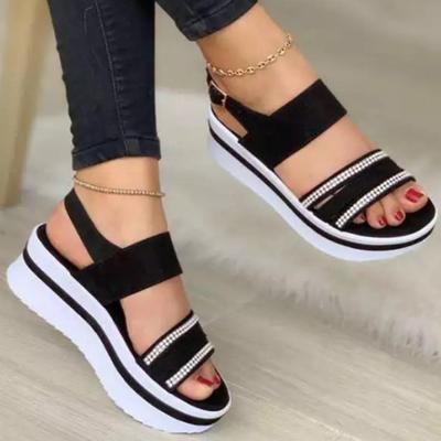 Summer New Women 'S Shoes Fashion Women Sandals Shoe Open Toe Lady Shoes Flats Platform Comfy Beach Sandalias Zapatos Mujer