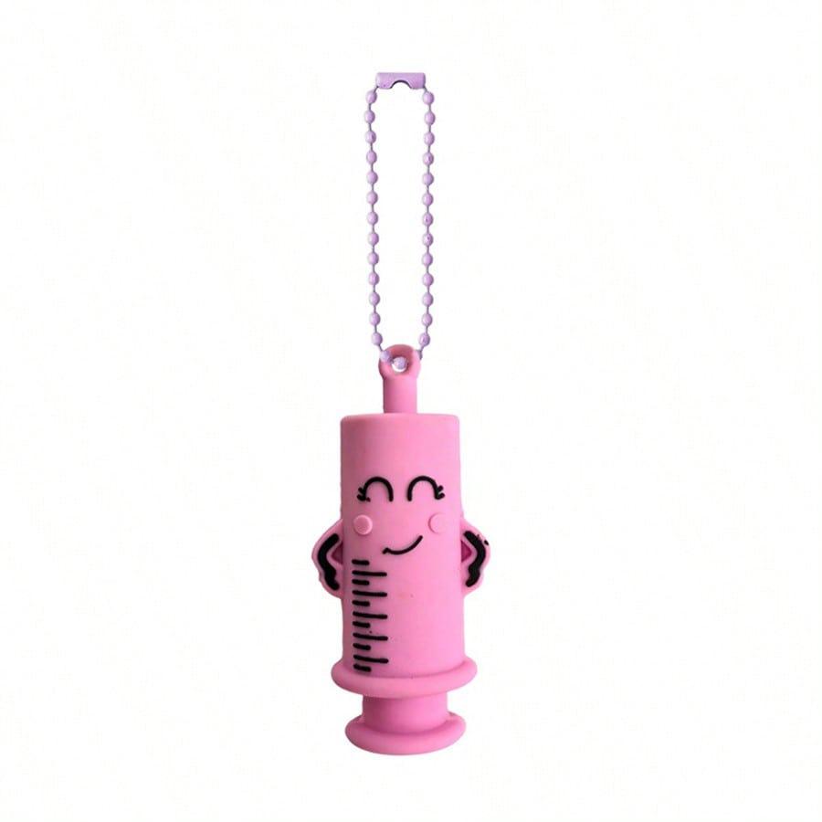 Syringe-Shaped Ampoule Opener Keychain: Nurse's Day Gift & Promotional Item