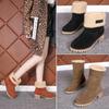Large Size Snow Boots Women's Autumn and Winter New Fur Snow Boots Women's TEUM