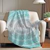 Mandala Bohemian Art Blanket Warm Soft Suitable For Bedroom Sofa Bed Living Room Office Travel Camping Gifts