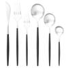 6Pcs/Set Colorful Dinnerware Cutlery Set Matte Knife Dessert Fork Spoons Flatware Silverware Stainless Steel Party Tableware Set