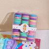 Large, high-elasticity hair ties for girls: gentle on hair, perfect for high ponytails, durable and ideal for students.