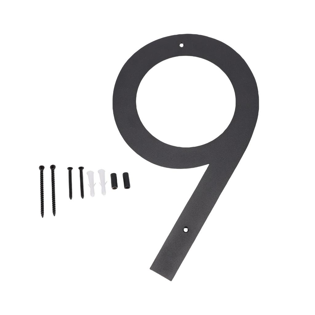 16 Inch Large Modern House Number Big Metal Floating Home Address Number for Outside Outdoor