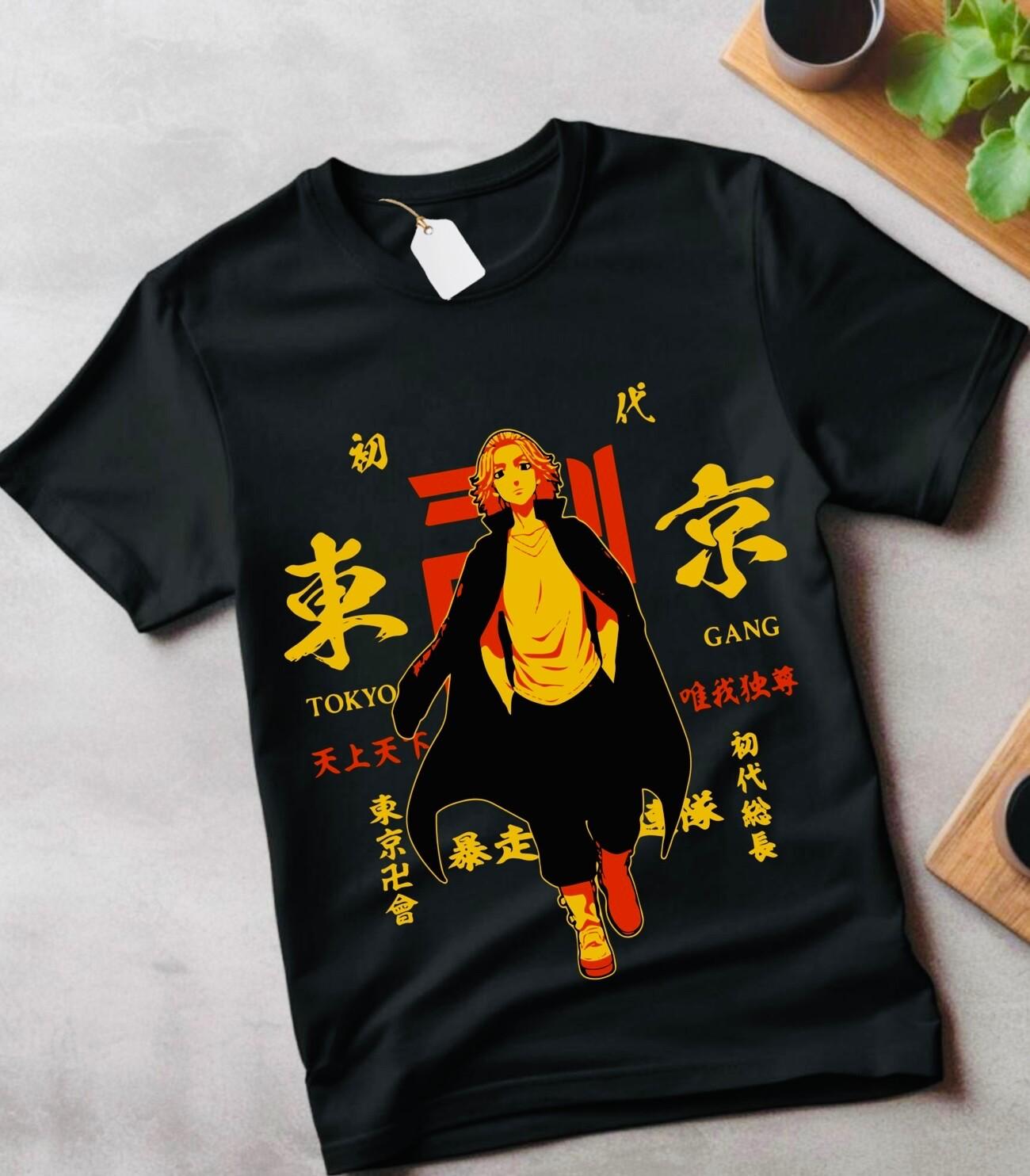 

Tokyo Ghoul T-Shirt Mens Womens Tees Top Ken Kaneki Manga Strip Horror Anime Black Shirt Tee All Size M