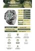 Sanda Men's Tactical Outdoor Camouflage Waterproof Sport Watch with Large Luminous Dial