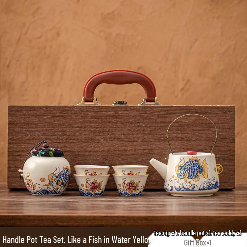 Jingmingli Ceramic Teapot Tea Set