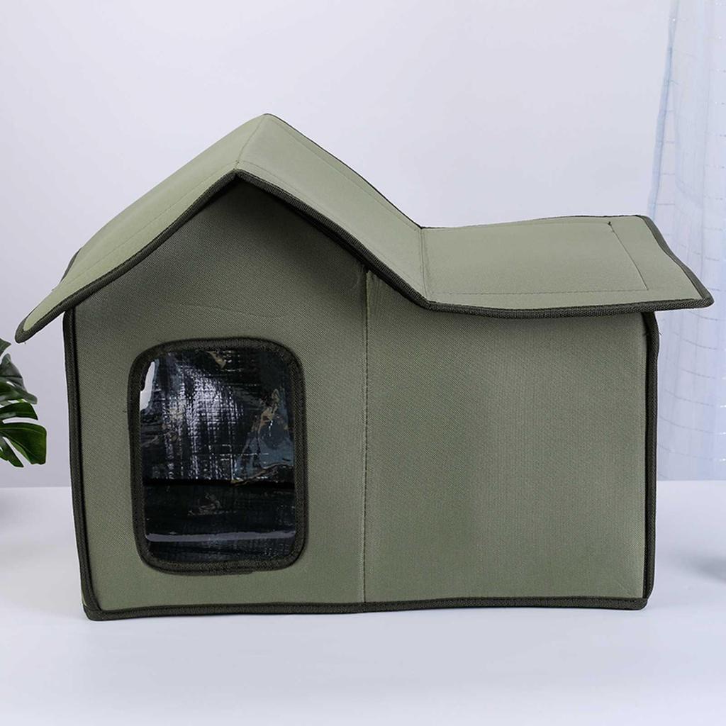 Durable Outdoor Pet House: Windproof, Waterproof, Collapsible, Washable, Easy Storage
