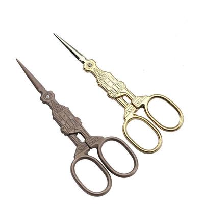 1PC Tailor Retro Stitch Big Ben Scissor Cross Sewing Tool European Embroidery Classic Craft